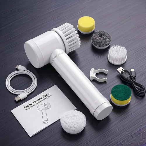 Household Cordless Spin Scrubber Kitchen Gadgets Hair Brushes Bathroom Broom Toilet Mops Electric Multipurpose Cleaning Brush